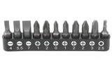 Licota Набор бит 1/4", L-25 мм на пластиковом держателе SL, PH, PZ, HEX. из набора 8009F