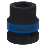 KING TONY Головка торцевая ударная четырехгранная 1", 21 мм, футорочная