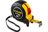 STAYER Профессиональная рулетка STABIL в ударостойком корпусе, 2 фиксатора, 10 м х 25 мм